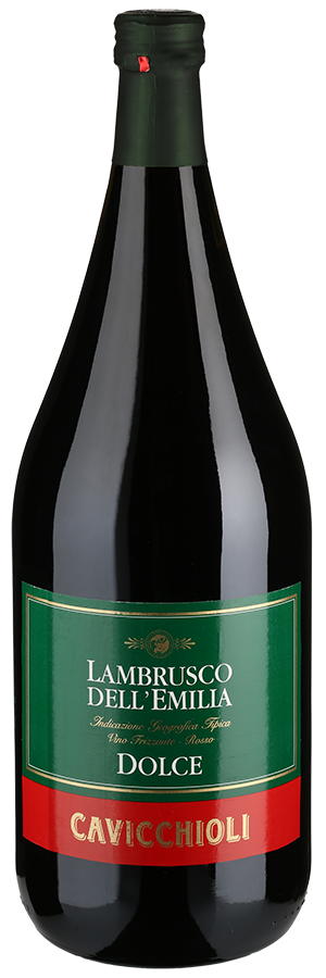 Lambrusco del Emiglia Amabile Magnum 1,5 L-Magnum Flasche