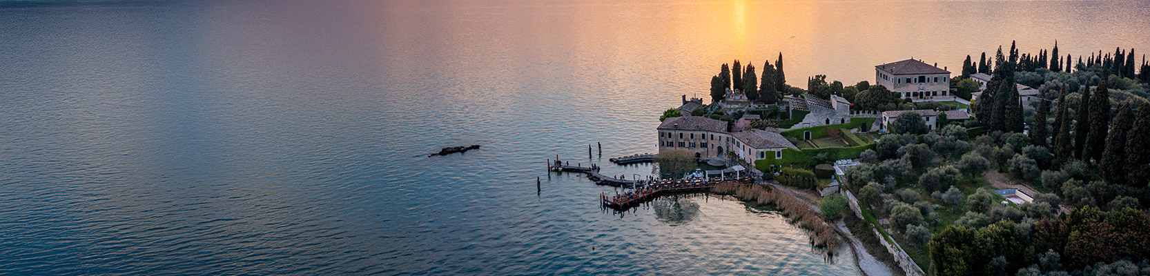 Gardasee bei Sonnenuntergang