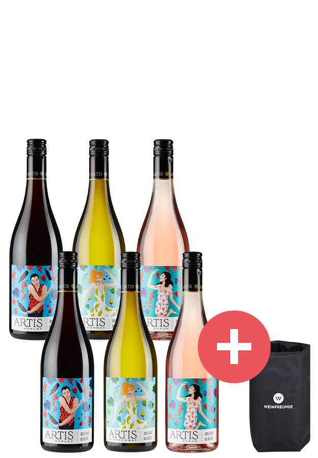 6er-Paket Artis alkoholfrei + gratis Kühlmanschette
