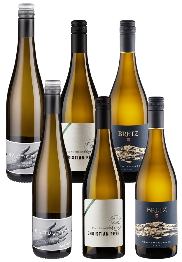 6er-Paket Grauburgunder Selektion