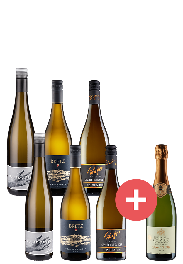 6er-Paket Gartenparty + GRATIS Crémant