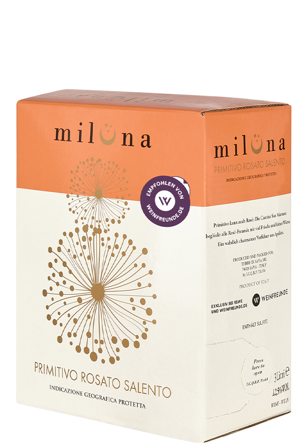 Miluna Primitivo Rosato Bag-in-Box 3,0 L