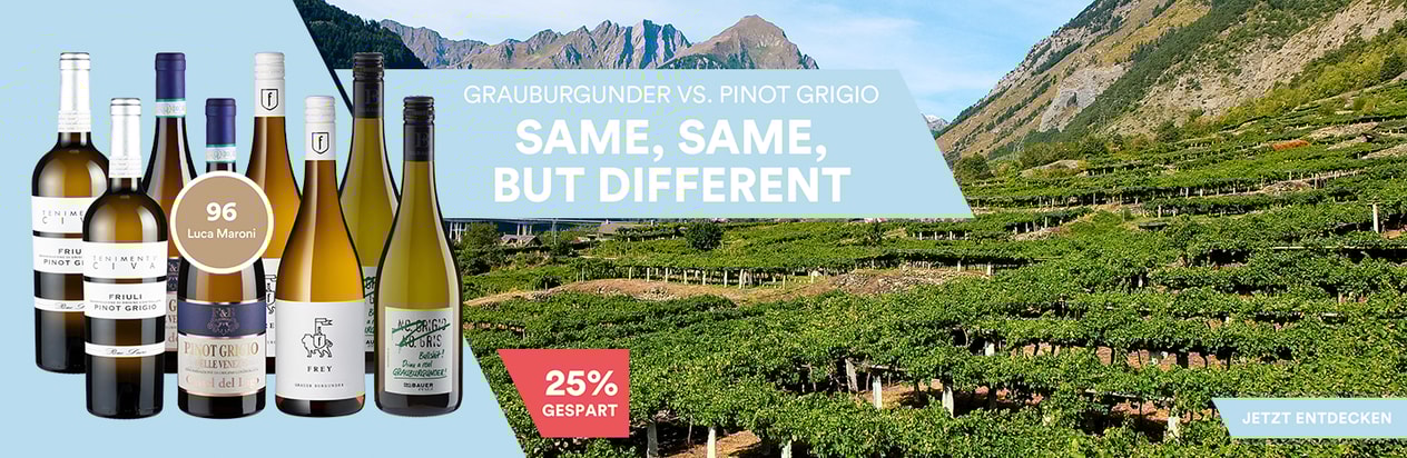 Rebsorten Duell Pinot Grigio vs GB