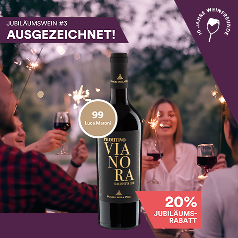 Jubiläumswein #3 - Ausgezeichnet mit 99 Luca Maroni Punkten
