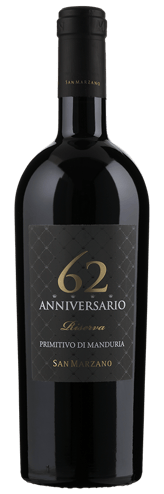 Anniversario 62 Primitivo di Manduria Riserva