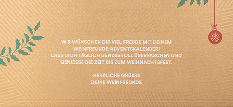 Weinfreunde Adventskalender