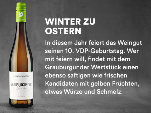 Winter Grauburgunder Wertstück