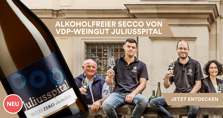 Alkoholfreier Secco von VDP-Weingut Juliusspital