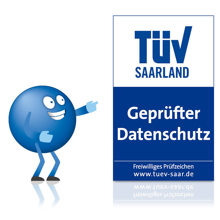 TÜV Saarland geprüfter Datenschutz