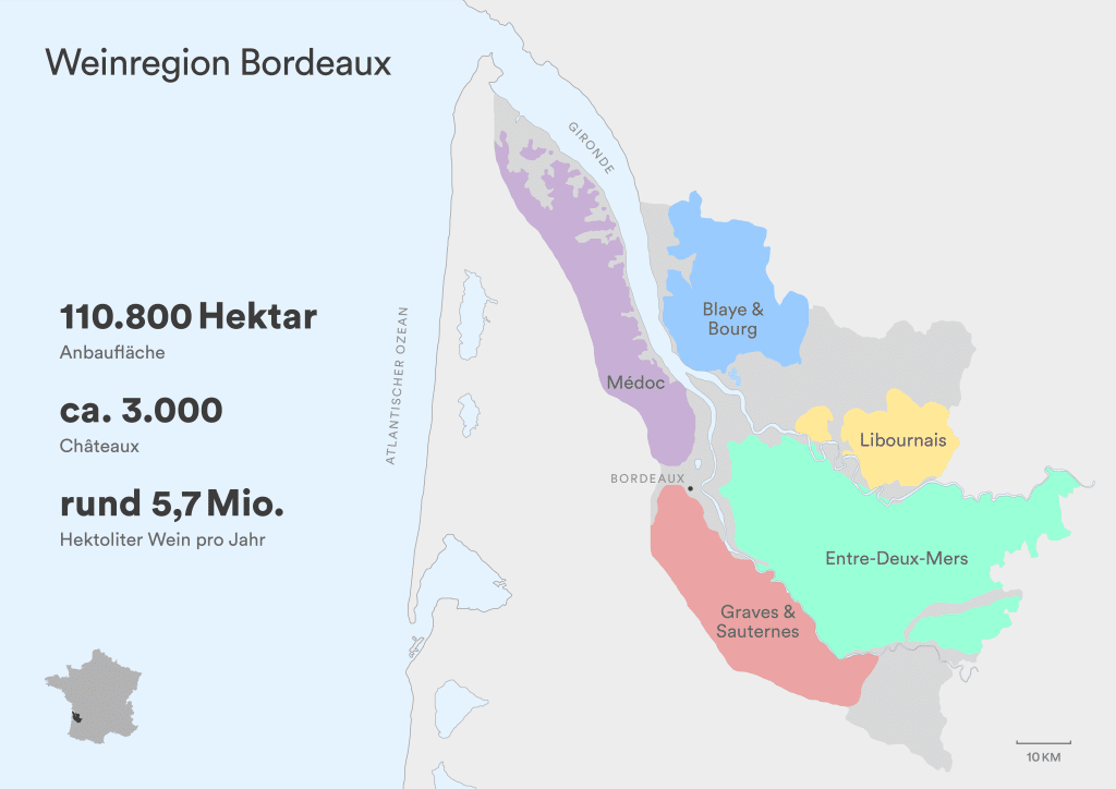 Die Weinregion Bordeaux - Der Wein und Regionen: Ein Überblick - Teil 2