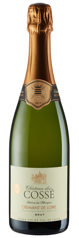 Image of Crémant de Loire Réserve du Marquis Brut (2020) - Château des Cossé - Schaumwein von der Loire, Frankreich