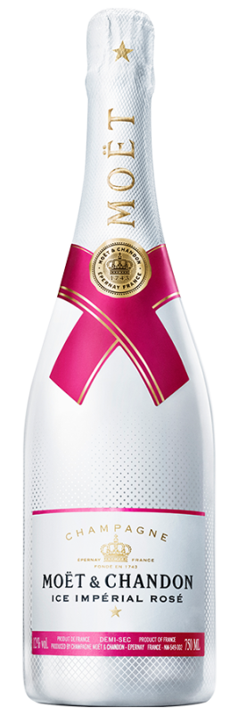 Image of Champagner Ice Impérial Rosé Demi-Sec - Moët & Chandon - Schaumwein aus Frankreich