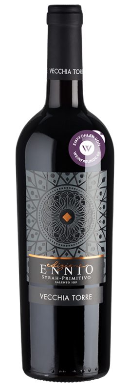 Image of Edizione Ennio Syrah-Primitivo (2021) - Cantina Vecchia Torre - Rotwein aus Apulien, Italien