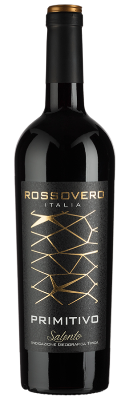 Rossovero Primitivo Salento (2022) - Angelo Rocca - Rotwein aus Apulien, Italien - Weinfreunde