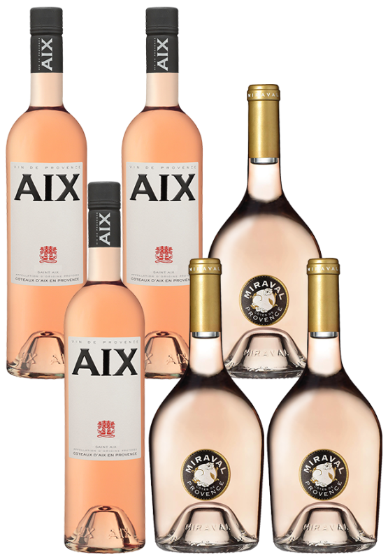 6er-Paket Spitzen-Rosé - Weinpakete aus Frankreich - Weinfreunde