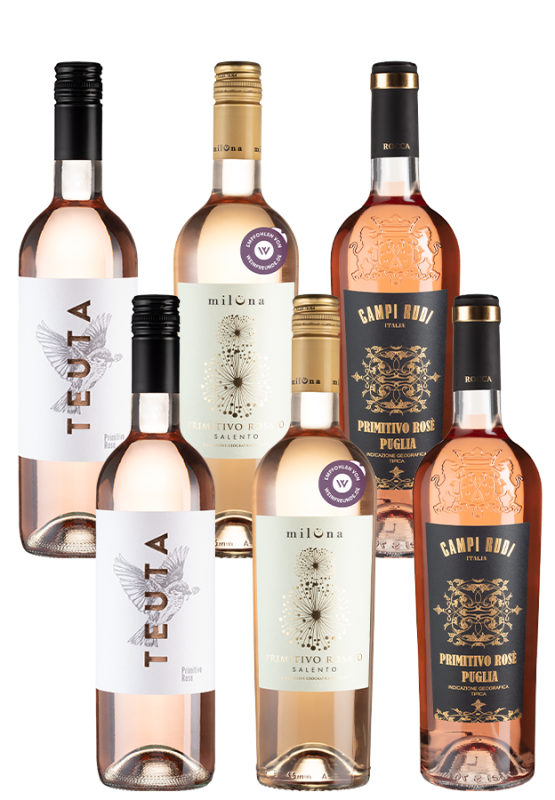 Image of 6er-Paket Primitivo Rosé - Weinpakete