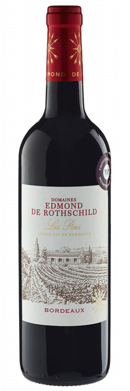 Image of Les Pins Bordeaux AOP (2022) - Edmond de Rothschild - Rotwein aus Bordeaux, Frankreich