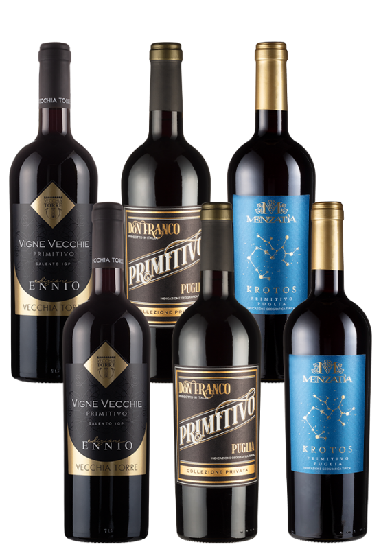 Image of 6er-Paket Primitivo Genuss - Weinpakete aus Italien