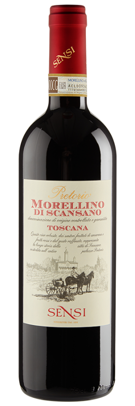 Image of Pretorio Morellino di Scansano (2022) - Sensi Vigne e Vini s.r.l. - Rotwein aus der Toskana, Italien