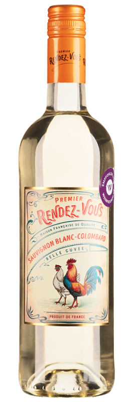 Image of Premier Rendez-Vous Sauvignon Blanc-Colombard (2023) - Les Producteurs Réunis - Weißwein aus Frankreich