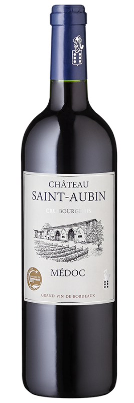 Image of Château Saint-Aubin Cru Bourgeois Médoc (2020) - Saint-Aubin - Rotwein aus Bordeaux, Frankreich