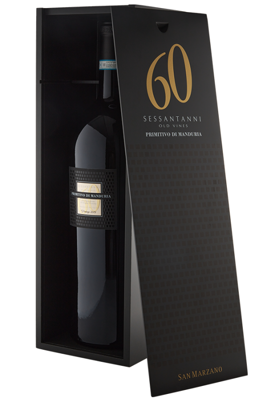 Sessantanni Primitivo di Manduria - 6,0L Methusalem (2019) - Cantine San Marzano - Rotwein aus Apulien, Italien - Weinfreunde