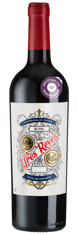 Image of Tres Reyes Tempranillo-Syrah (2021) - Bodegas y Viñedos Muñoz - Rotwein aus Spanien