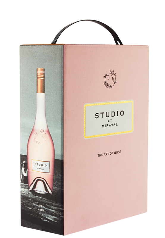 Image of Studio by Miraval Rosé Bag-in-Box - 3,0 L - Miraval by Pitt & Perrin - Roséwein aus Frankreich