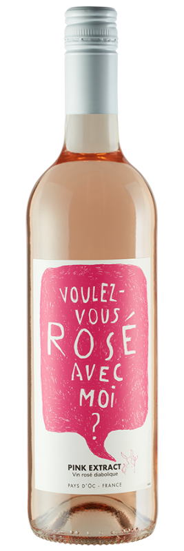 Image of Voulez-vous Rosé avec moi - Pink Extract (2023) - Les Producteurs Réunis - Roséwein aus dem Languedoc, Frankreich