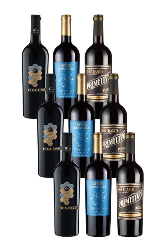 Image of 9er-Paket Primitivo Favoriten - Weinpakete aus Italien