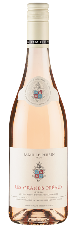 Image of Les Grands Préaux Luberon Rosé (2023) - Famille Perrin - Roséwein aus Frankreich