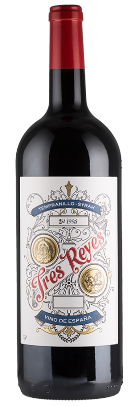 Image of Tres Reyes Tempranillo-Syrah - 1,5 L-Magnum (2021) - Bodegas y Viñedos Muñoz - Rotwein aus Spanien