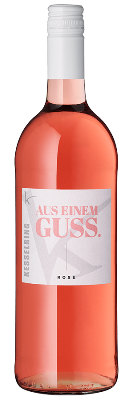 Aus einem Guss Rosé halbtrocken - 1,0 L (2023) - Kesselring - Roséwein aus der Pfalz, Deutschland - Weinfreunde