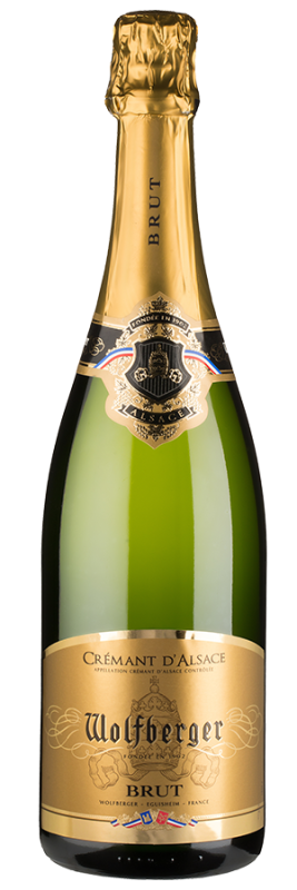 Crémant D%27Alsace Brut - Wolfberger - Schaumwein aus dem Elsass, Frankreich - Weinfreunde