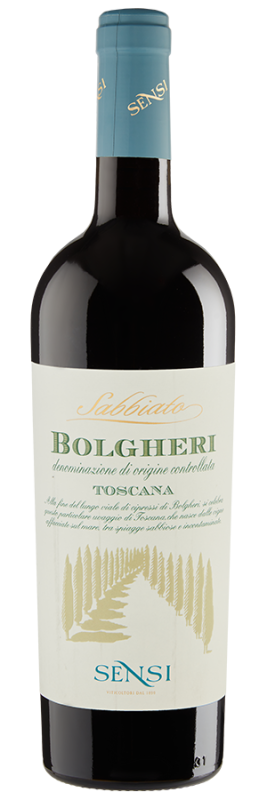 Image of Sabbiato Bolgheri Rosso (2022) - Sensi Vigne e Vini s.r.l. - Rotwein aus der Toskana, Italien