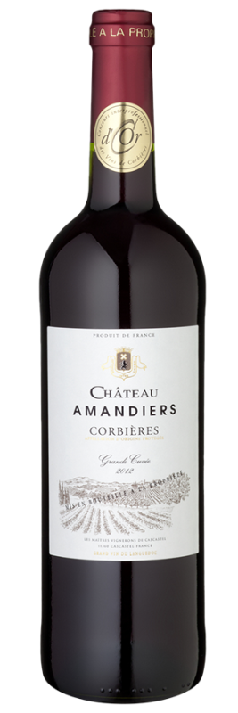 Image of Château Amandiers Grand Cuvée Corbières (2022) - Vignerons de Cascastel - Rotwein aus Corbieres, Frankreich