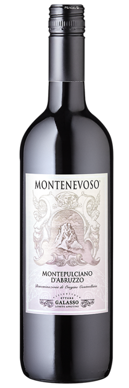 Montenevoso Montepulciano d%27Abruzzo (2022) - Cantine Galasso - Rotwein aus den Abruzzen, Italien - Weinfreunde