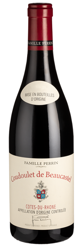 Coudoulet de Beaucastel Côtes du Rhône Bio 2022 - Château de Beaucastel (Famille Perrin) - Rotwein aus Frankreich - Weinfreunde