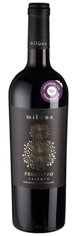 Image of Miluna Primitivo Salento (2022) - Cantine San Marzano - Rotwein aus Apulien, Italien