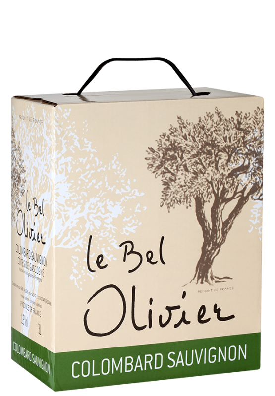 Le Bel Olivier Colombard & Sauvignon Bag-in-Box - 3,0 L (2023) - Grands Vins du Saint Chinian - Weißwein aus Frankreich - Weinfreunde