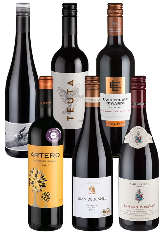 6er-Probierpaket Rotwein - Weinpakete - Weinfreunde