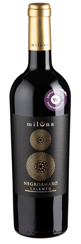 Image of Miluna Negroamaro Salento (2021) - Cantine San Marzano - Rotwein aus Apulien, Italien