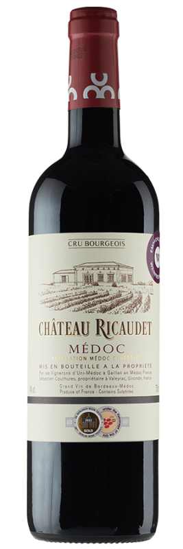 Image of Château Ricaudet Cru Bourgeois (2019) - Les Vignerons d'Uni-Medoc - Rotwein aus Bordeaux, Frankreich