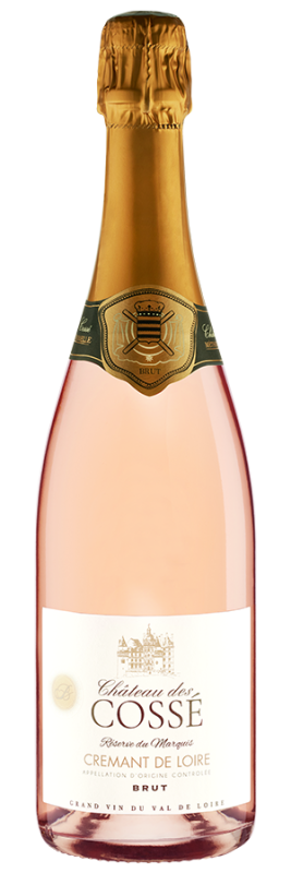 Crémant de Loire Réserve du Marquis Rosé Brut (2020) - Château des Cossé - Schaumwein von der Loire, Frankreich - Weinfreunde