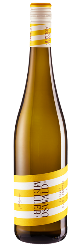 Image of Kalk x Porphyr Riesling trocken Bio (2023) - Müller-Oswald - Weißwein aus Rheinhessen, Deutschland