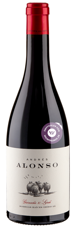 Image of Andrés Alonso Garnacha Syrah (2022) - Bodegas Raices Ibericas - Rotwein aus Spanien