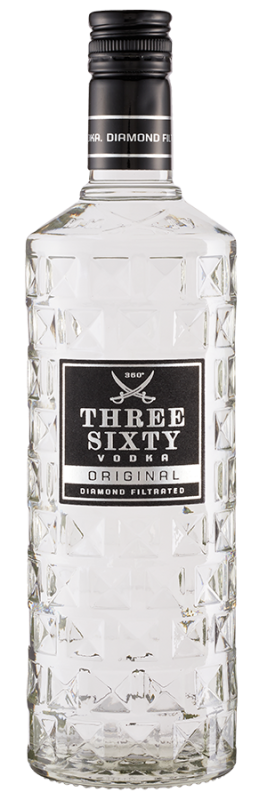 Image of Three Sixty Vodka, 0,7L - Three Sixty GmbH - Spirituosen aus Deutschland