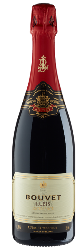 Rubis Excellence Demi-Sec (2022) - Bouvet-Ladubay - Schaumwein von der Loire, Frankreich - Weinfreunde