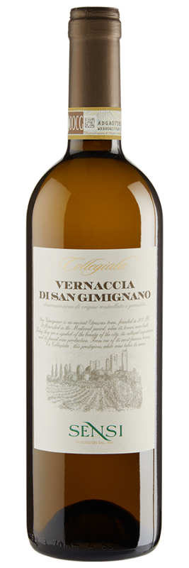 Image of Collegiata Vernaccia di San Gimignano (2023) - Sensi Vigne e Vini s.r.l. - Weißwein aus der Toskana, Italien