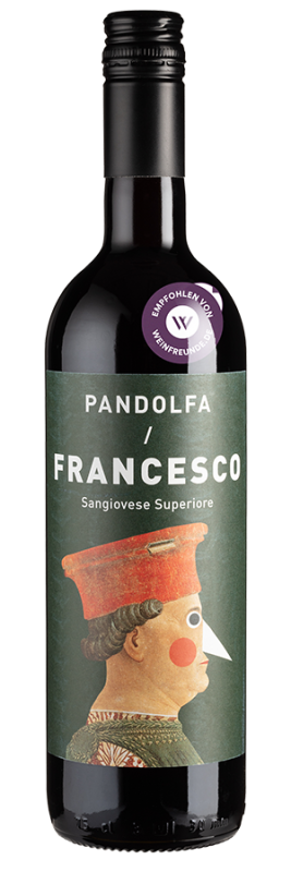 Image of Francesco Sangiovese Superiore Bio (2022) - Pandolfa - Rotwein aus Italien